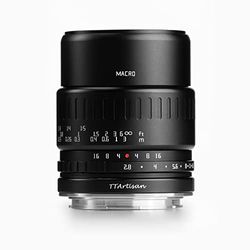 TTArtisan Lente de Cuerpo de Metal de 40 mm F/2.8 Compatible con Soporte APS-C L (Macro) - Negro