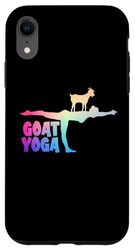 Carcasa para iPhone XR Funny Goat Yoga Squad Warrior 3 Pose Para Goat Yoga