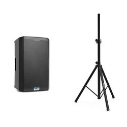 Alto Professional TS415 Altavoz PA Activo de 2500W 15" con Mezclador de 3 Canales & Audibax Neo 131 - Soporte Profesional para Altavoces - Trípode para Altavoces - Trípode Extensible
