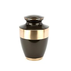 Urns UK Cremation Ashes Bromley Metal, Brass, Brown, Mini Keepsake Urn