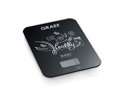 Graef KS202EU - Báscula digital de cocina, color negro