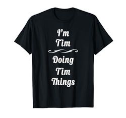 Tim Nome Personalizzato Camicia Personalizzata Tim Compleanno Maglietta