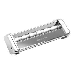 Marcato Accessorio Macchina per la Pasta, per Pappardelle, Taglio da 10 mm, in Acciaio Cromato, Compatibile con Atlas 150 e Atlasmotor, Accessorio da Cucina Tagliapasta. Formato: Pappardelle