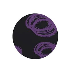 Questo Casa, Round Digital Printed Mouse Pad, Non-Slip Base, for Office and Home, Diameter:22cm