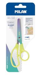 BLÍSTER TIJERAS BASIC EDICIÓN SUNSET, MANGO AMARILLO MILAN