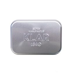 Clear 11181 Zeepbakje van aluminium, lekvrij, met uitneembaar afdruiprooster, 98 x 66 x 36 mm, zeepopslag