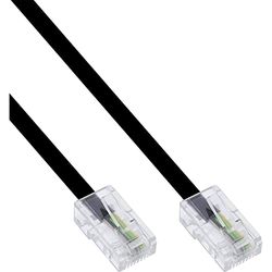 InLine® ISDN RJ45 10 m 10 m Black Network Cable – RJ-45 Network Cable (10 m, RJ-45, Black)