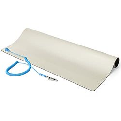StarTech.com Anti Static Mat, ESD Mat for Electronics Repair, Anti Static Table/Desk Mat w/Detachable Grounding Wire, ANSI/ESD S 4.1, Flexible Thermoplastic Work Pad, 23x47 (LG-ANTI-STATIC-MAT)