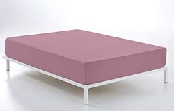 Hoeslaken, kwarts, voor bedden met 150 cm hoogte 28 cm, 50% katoen/50% polyester, draaddichtheid 144, gewicht: 115