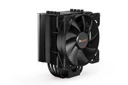 be quiet! Pure Rock - Ventilador de CPU TDP de 150 W en Aluminio Cepillado con tecnología HDT, Negro