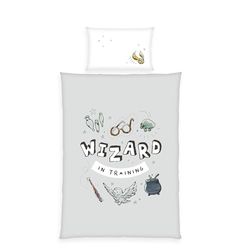 Herding Harry Potter sängkläder, örngott ca 40 x 60 cm, påslakan ca. 100 x 135 cm, med lättgående dragkedja, 100% bomull/Renforcé