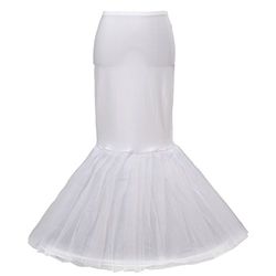 HIMRY Kx_tkb0020-white Enagua, Blanco, Talla única Mujeres