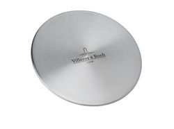 Villeroy & Boch capuchon pour valve, accessoire de cuisine, cache‑trou en acier inoxydable pour évier, couvercle de sortie Ø 90 mm, rond, inox massif