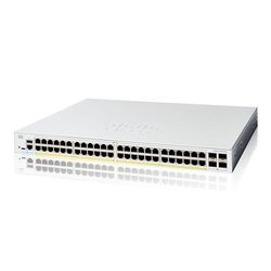 Cisco Commutateur administrable Cisco Catalyst 1300-48FP-4G, 48 Ports GE, PoE complète, Ports SFP 4x1GE, Garantie limitée à Vie (C1300-48FP-4G)