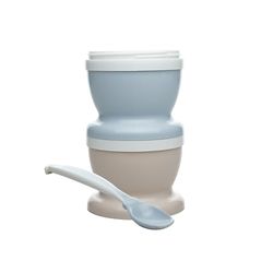 Thermobaby Małe garnki do żywności, kwiatów, niebieskie
