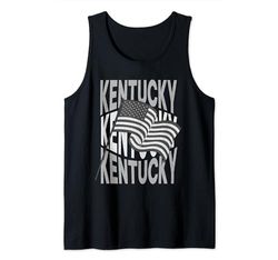 Bandiera classica del Kentucky USA Kentucky Patriottica americana Canotta