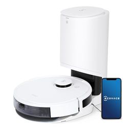 Ecovacs robotstofzuiger DEEBOT N8+, robotstofzuiger met automatische lediging, LDS-lasernavigatie, multilevel mapping, APP & Alexa-bediening, huisdierhaarreiniging