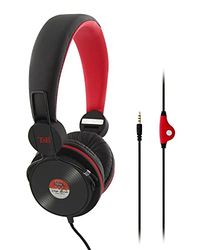 T'nB - Casque Filaire Jack 3.5mm Collection BE Color Vinyle - Noir/Rouge