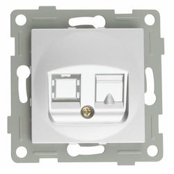 Support de téléphone portable encastré en titane avec base réglable, robuste et facile à installer, idéal pour maintenir les appareils en place.