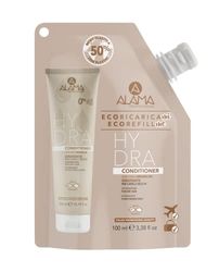 Alama Professional Eco-Refill Hydra Conditioner Idratante per Capelli Secchi, Opachi e Fragili, con Olio di Argan, Vitamina E, Acidi Grassi, Antiossidante, 95% Ingredienti Naturali, Vegan, 100ml