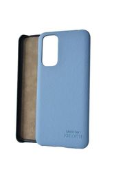 Made for Xiaomi Back Case, echt lederen beschermhoes, telefoonhoes voor Xiaomi 12 & Xiaomi 12X, handgemaakt in Europa - blauw