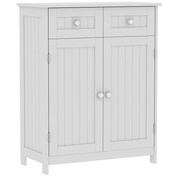 Bath Vida Priano - Armario de baño con 2 cajones y 2 Puertas, Color Blanco