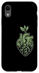 Coque pour iPhone XR Plant Heartbeat Botanique Jardinage Amoureux des plantes