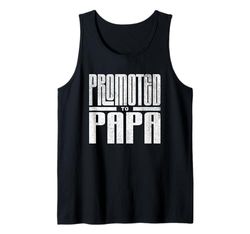 Uomo Promosso a Papa New Dad Annuncio per Baby Reveal Canotta