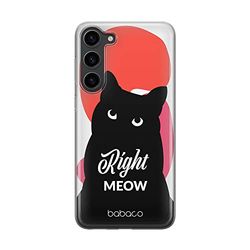 ERT GROUP mobiltelefonfodral för Samsung S23 originalt och officiellt licensierat Babaco mönster Cats 004 optimalt anpassad till formen på mobiltelefonen, fodral tillverkad av TPU-plast