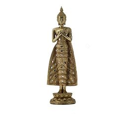 Dekoracyjna figurka marki DKD Home Decor Złoty Budda Żywica (19,5 x 18,5 x 19 cm) (Numer referencyjny: S3019636)