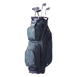 VEVOR Torba na wózek golfowy z 14-kierunkowym organizerem, 91 cm, 11 kieszeni, nylonowa torba na wózek, trwała torba golfowa z uchwytami, osłoną przeciwpyłową oraz odpinanymi paskami, dla mężczyzn i