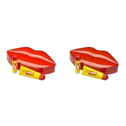 CARMEX Limited Edition Lip Tin (1x Classic Tube & 1x Strawberry SPF15 Stick) Softens & Hydrates Lips (Pack of 2)