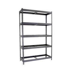 SimonRack Estantería Metálica, 2000x2400x450 mm, 400 kg de Punto Flexión, 5 Alturas, Sin Bandejas, Estantería Almacenaje, Estantería Industrial, Gris - SimonTaller