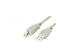 ADJ ADJ kabel USB 2.0 A/B 1.8 Mt M/M beige voor printer