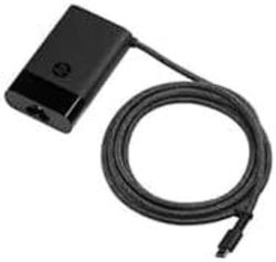 HP Alimentation pour Ordinateur Portable USB-C GaN 65 W, Compatible avec Les PC HP équipés d'un Port USB-C, Noir