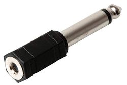 Pro Signaal PSG08560 3.5mm Mono Jack Socket naar 6.35mm Mono Jack Adapter