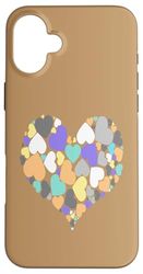 Un Corazón De Corazones Demifaun Orgulloso De Amar Carcasa para iPhone 16 Plus