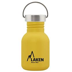 Bot. ac. inox Basic 350ml S/S tapón - Amarillo