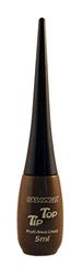 Eulenspegel 679883 – Professional Liquid Aqua Sminke Tip Top – flaska med inbyggd pensel – 5 ml – brun