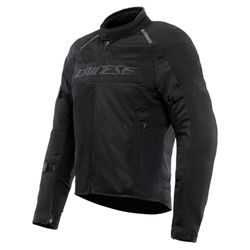 DAINESE - Air Frame 3 Tex Jacket, Summer Motorcycle Jacket with Detachable Windproof Lining, Black, 60