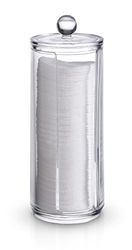 DOMOPAK Living 8001410071910 deur katoen/disketten, polystyreen, transparant, 7,5 x 7,5 x 20 cm