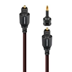 AudioQuest Cinnamon Optilink 3m cabo de áudio TOSLINK preto - cabos de áudio (TOSLINK, TOSLINK, 3 m, preto)
