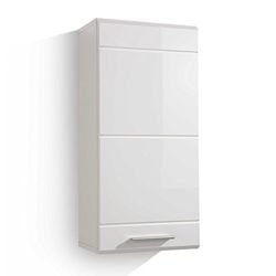 Trendteam 1280-501-01 Armário suspenso mezzo, 37 x 77 x 23 cm, em branco decorativo