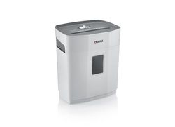 Dahle PaperSAFE PS 120 niszczarka dokumentów (8 arkuszy, poziom bezpieczeństwa P4, cięcie cząstek, nie zawiera oleju i konserwacji, 12 litrów) szara