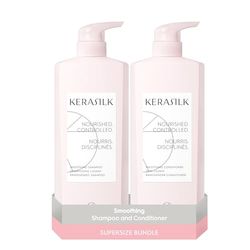 Kerasilk Supersize Smoothing Set With Smoothing Shampoo 750ml & Conditioner 750ml
