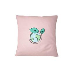 Bona Basics, Funda de cojín Decorativa, decoración del hogar, para sofá, cafetería, Tamaño: 45X45 cm, Color: Rosa Claro