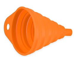 mumbi Silikontrichter Entonnoir Pliable en Silicone (env. 8,6 x 10,5 cm) en Orange