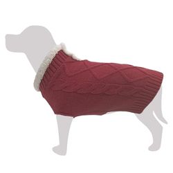 Arquivet White Dog Jumper 'Teide' M 30 cm Cold Protection Dog Jumper