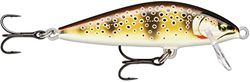 Rapala - Leurre de Pêche Countdown Elite - Construction Balsa - Leurre d'eau Douce Coulant - Profondeur de Nage 0,9m - Taille 5,5cm / 5g - Fabriqué en Estonie - Gilded Mediterranean Trout