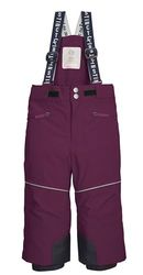 first instinct by killtec Pantaloni da Sci per Bambini, con Bretelle e paraneve FISW 48 MNS Ski PNTS, Prugna, 86/92, 43392-000